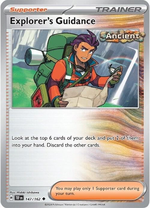 Explorer's Guidance 147/162 (SV05: Temporal Forces)  - Reverse Holofoil | Good Games Morley