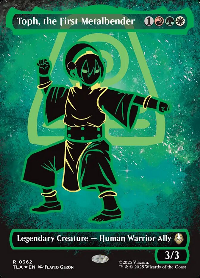 Toph, the First Metalbender 362/286 (Avatar: The Last Airbender)  - Borderless Neon Ink Foil | Good Games Morley