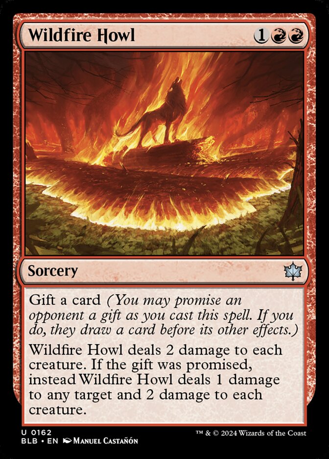 Wildfire Howl 162 (Bloomburrow)  - Foil | Good Games Morley