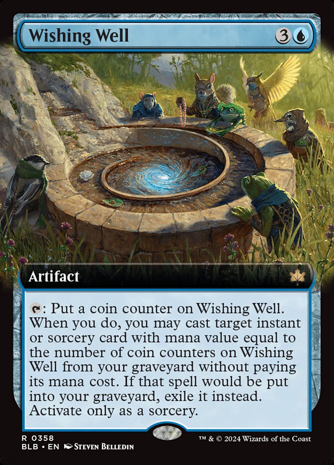 Wishing Well 358 (Bloomburrow)  - Extended Art | Good Games Morley