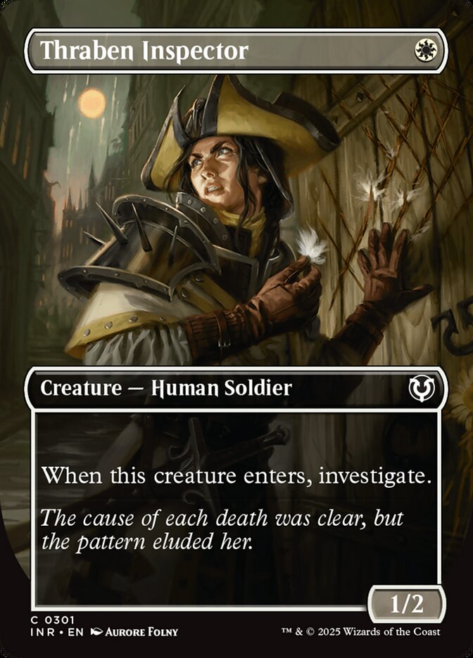 Thraben Inspector 301/287 (Innistrad Remastered)  - Borderless | Good Games Morley