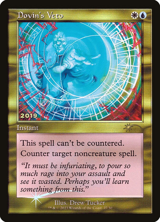 Dovins Veto 27 (30th Anniversary Promos)  - Foil | Good Games Morley
