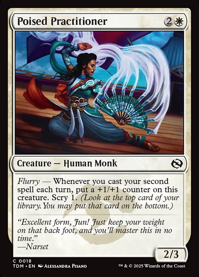 Poised Practitioner 18/291 (Tarkir: Dragonstorm)  - Foil | Good Games Morley