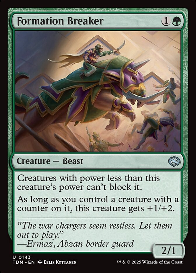 Formation Breaker 143 (Tarkir: Dragonstorm)  - Foil | Good Games Morley