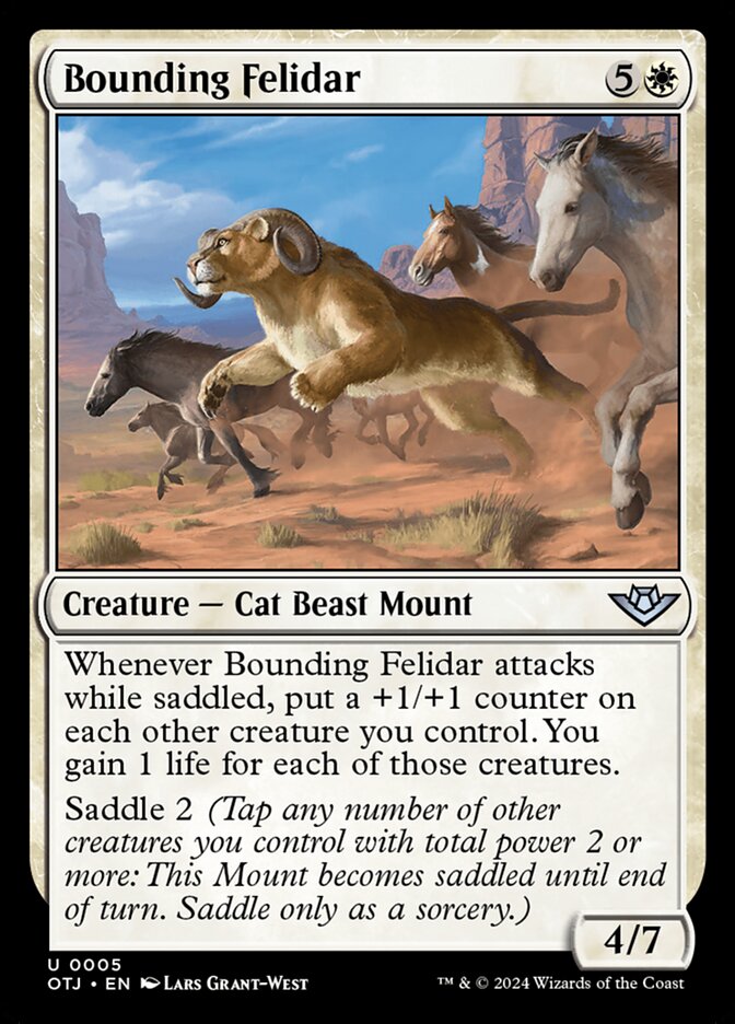 Bounding Felidar 5/286 (Outlaws of Thunder Junction)  | Good Games Morley