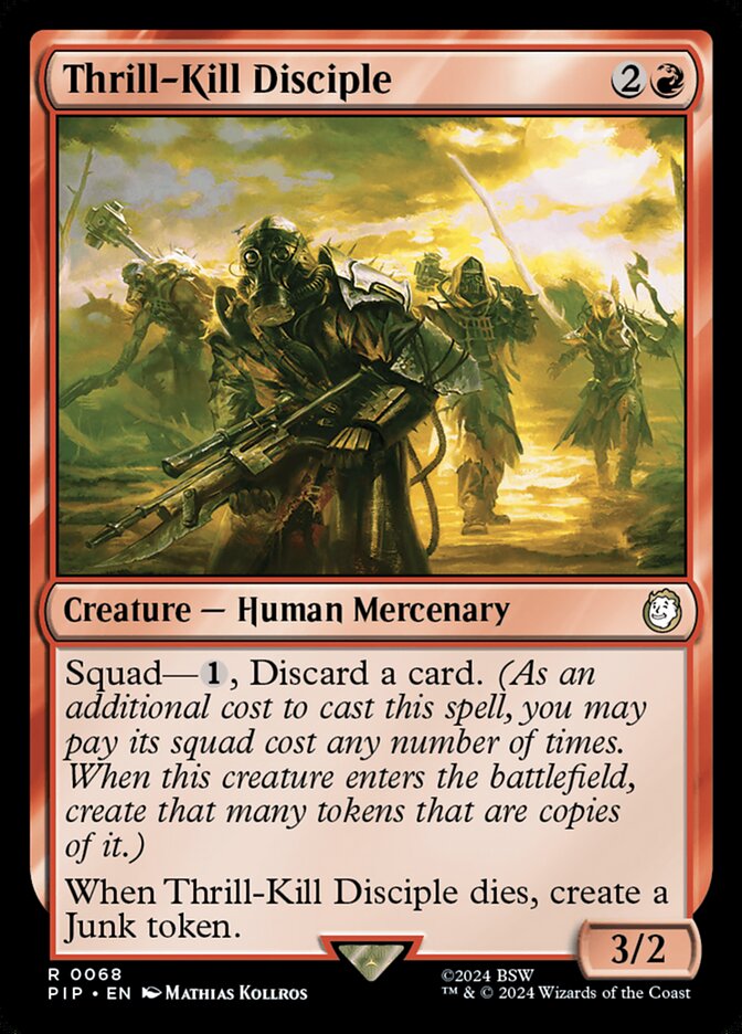 Thrill-Kill Disciple 68/326 (Universes Beyond: Fallout)  - Foil | Good Games Morley