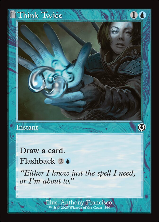 Think Twice 369/287 (Innistrad Remastered)  - Retro | Good Games Morley
