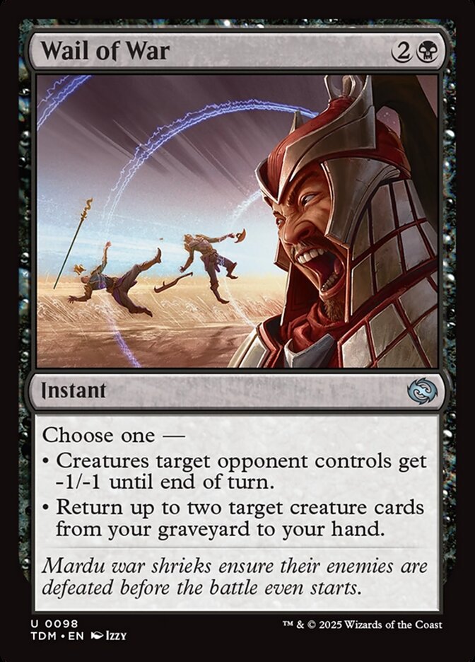 Wail of War 98/291 (Tarkir: Dragonstorm)  - Foil | Good Games Morley