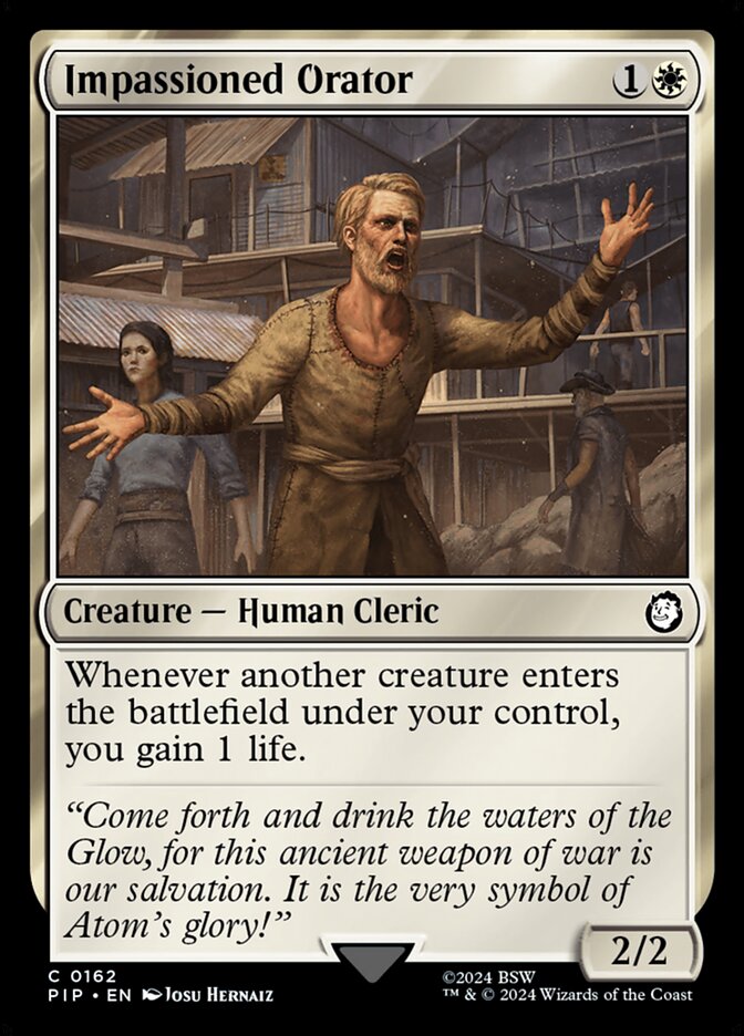 Impassioned Orator 162 (Universes Beyond: Fallout)  | Good Games Morley