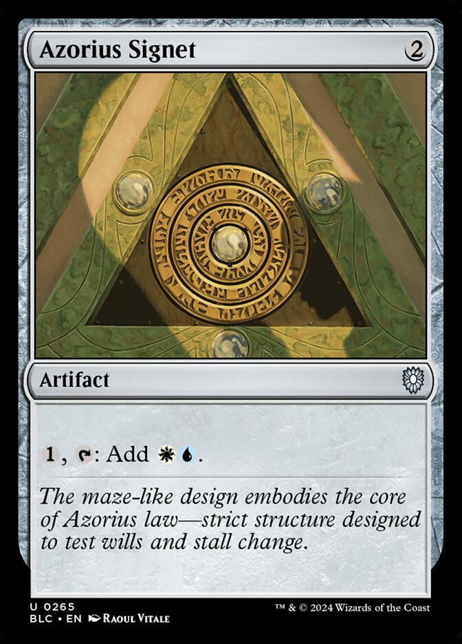 Azorius Signet 265 (Commander: Bloomburrow)  | Good Games Morley
