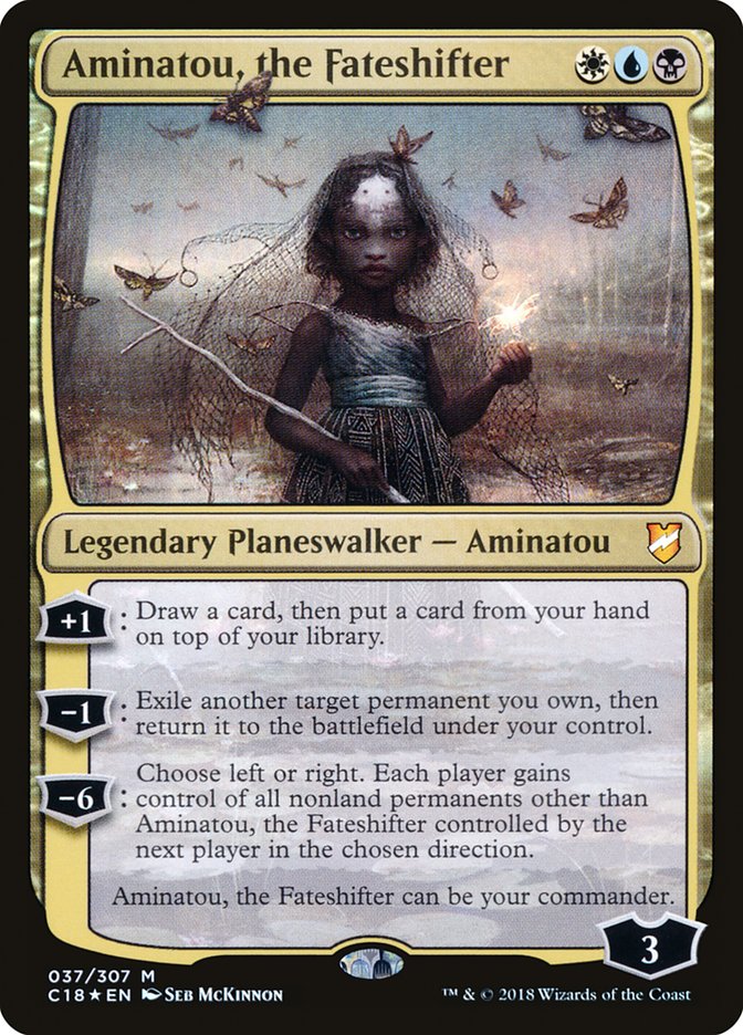 Aminatou, the Fateshifter 37/307 (Commander 2018)  - Foil | Good Games Morley