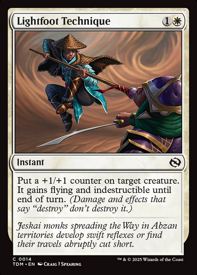 Lightfoot Technique 14/291 (Tarkir: Dragonstorm)  - Foil | Good Games Morley