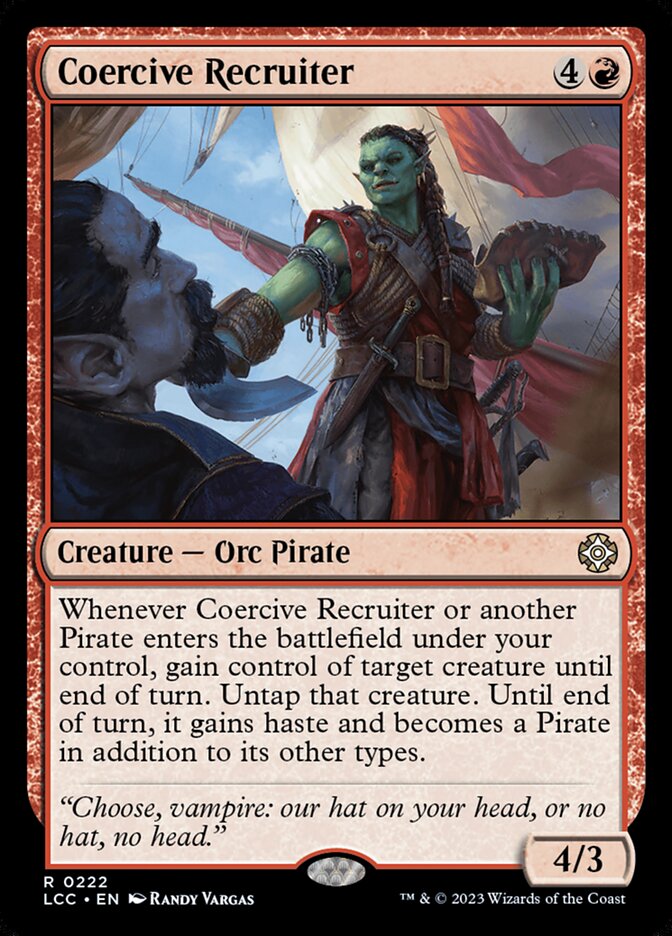 Coercive Recruiter 222/370 (Commander: The Lost Caverns of Ixalan)  | Good Games Morley