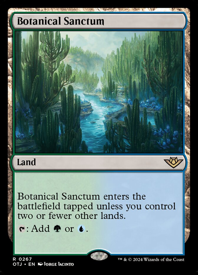 Botanical Sanctum 267 (Outlaws of Thunder Junction)  - Foil | Good Games Morley