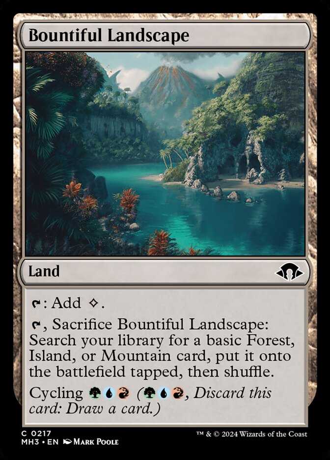 Bountiful Landscape 217/319 (Modern Horizons 3)  - Foil | Good Games Morley
