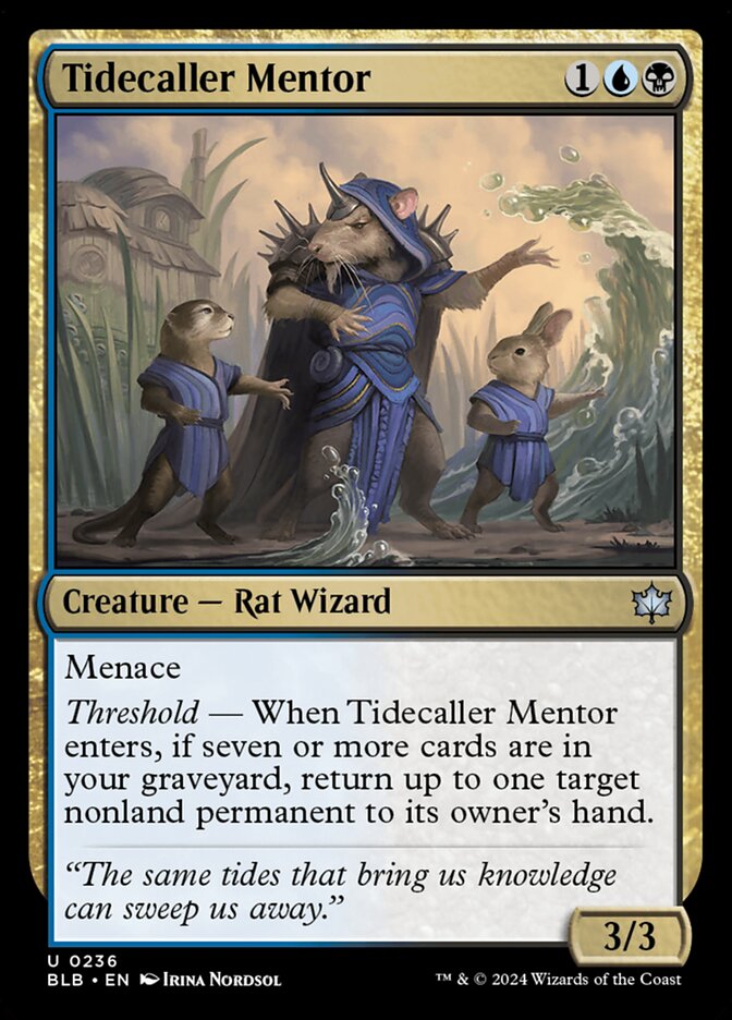 Tidecaller Mentor 236 (Bloomburrow)  | Good Games Morley