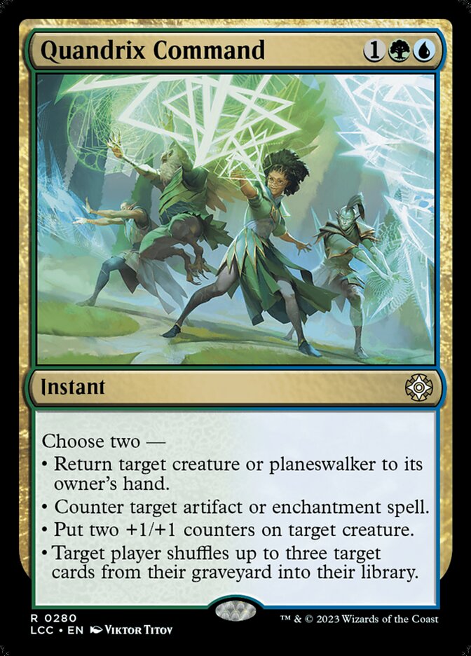 Quandrix Command 280/370 (Commander: The Lost Caverns of Ixalan)  | Good Games Morley