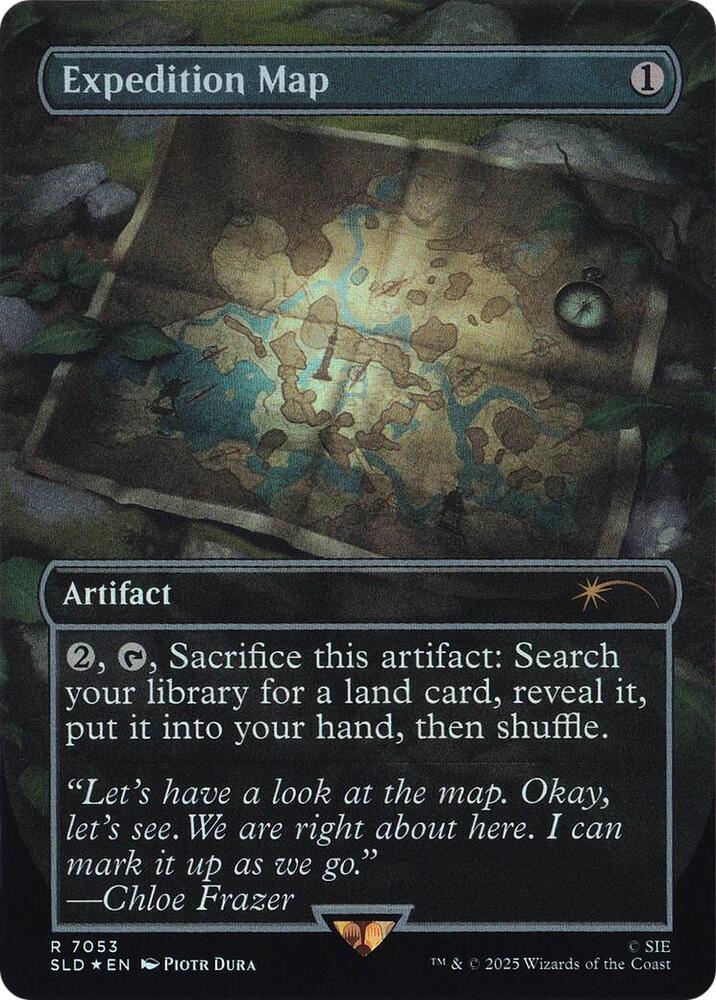 Expedition Map 7053 (Secret Lair Drop Series)  - Borderless Rainbow Foil | Good Games Morley