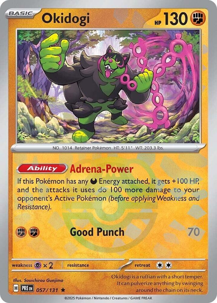 Okidogi 057/131 (SV: Prismatic Evolutions)  - Master Ball Holofoil | Good Games Morley