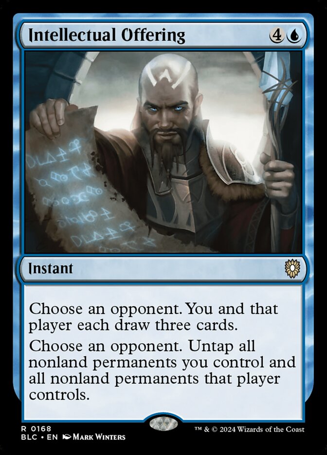 Intellectual Offering 168/40 (Commander: Bloomburrow)  | Good Games Morley