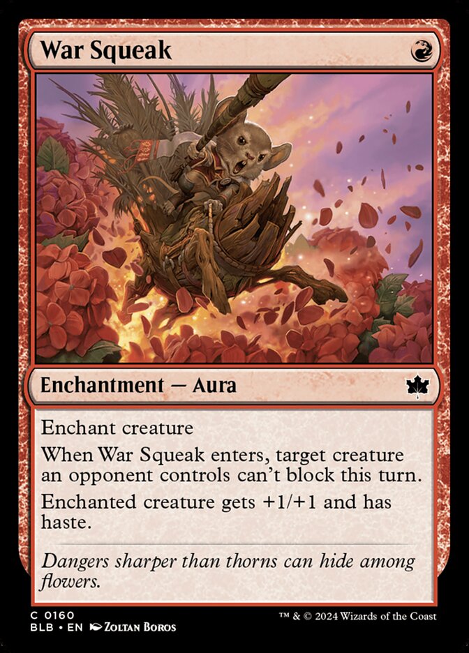 War Squeak 160 (Bloomburrow)  - Foil | Good Games Morley
