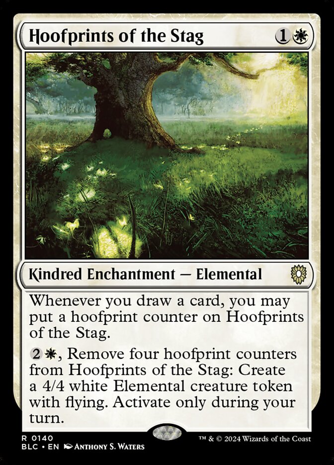 Hoofprints of the Stag 140 (Commander: Bloomburrow)  | Good Games Morley