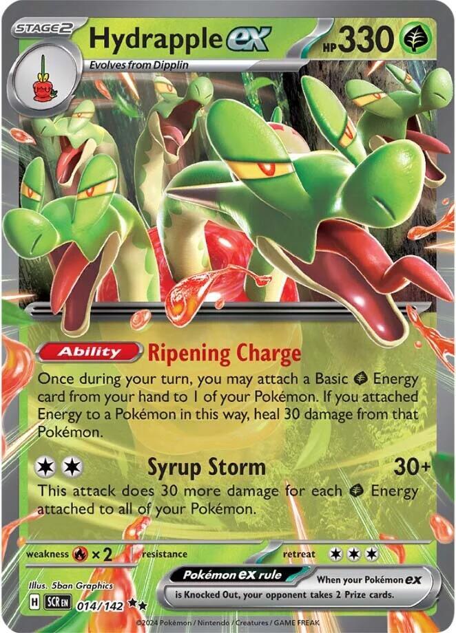 Hydrapple ex 014/142 (SV07: Stellar Crown)  - Holofoil | Good Games Morley