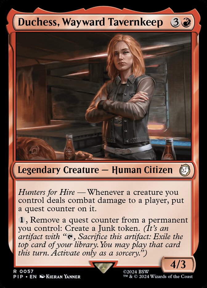 Duchess, Wayward Tavernkeep 57/326 (Universes Beyond: Fallout)  | Good Games Morley