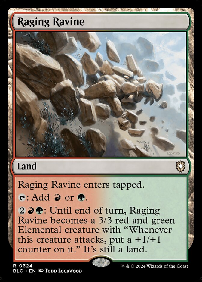 Raging Ravine 324 (Commander: Bloomburrow)  | Good Games Morley