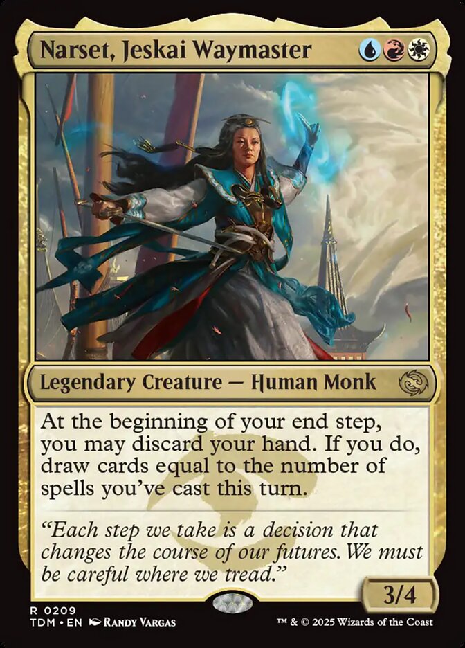 Narset, Jeskai Waymaster 209/291 (Tarkir: Dragonstorm)  - Foil | Good Games Morley