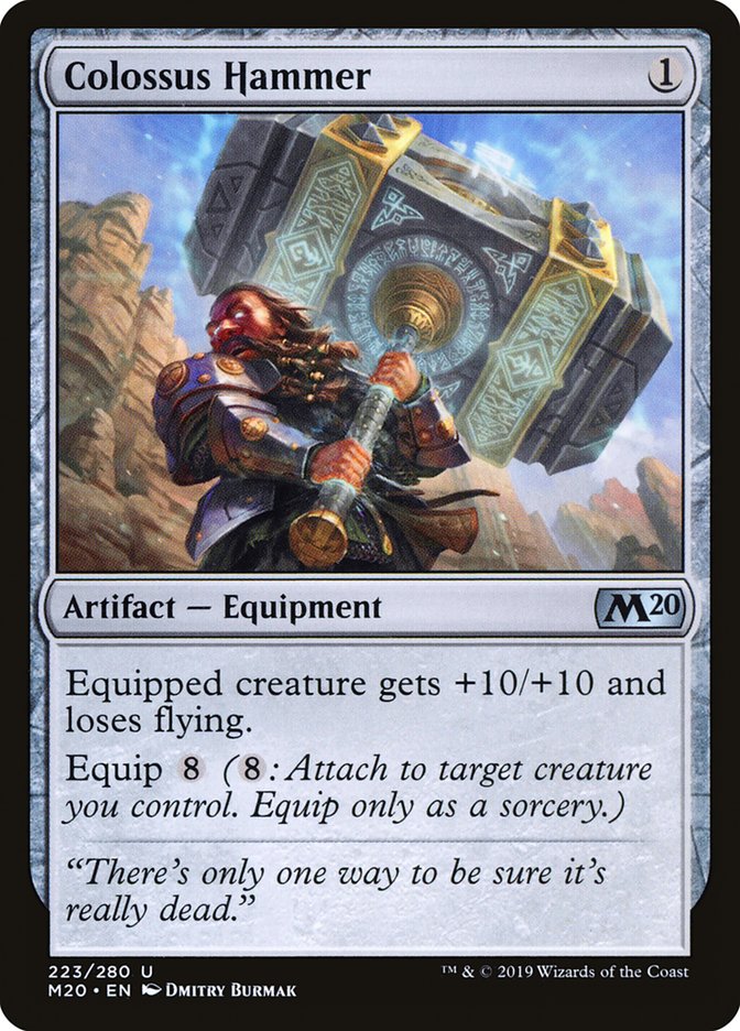 Colossus Hammer 223 (Core Set 2020)  - Foil | Good Games Morley