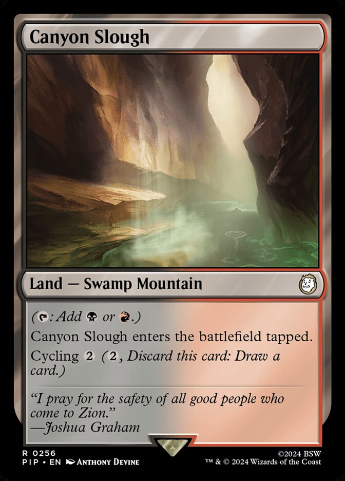 Canyon Slough 256/326 (Universes Beyond: Fallout)  | Good Games Morley