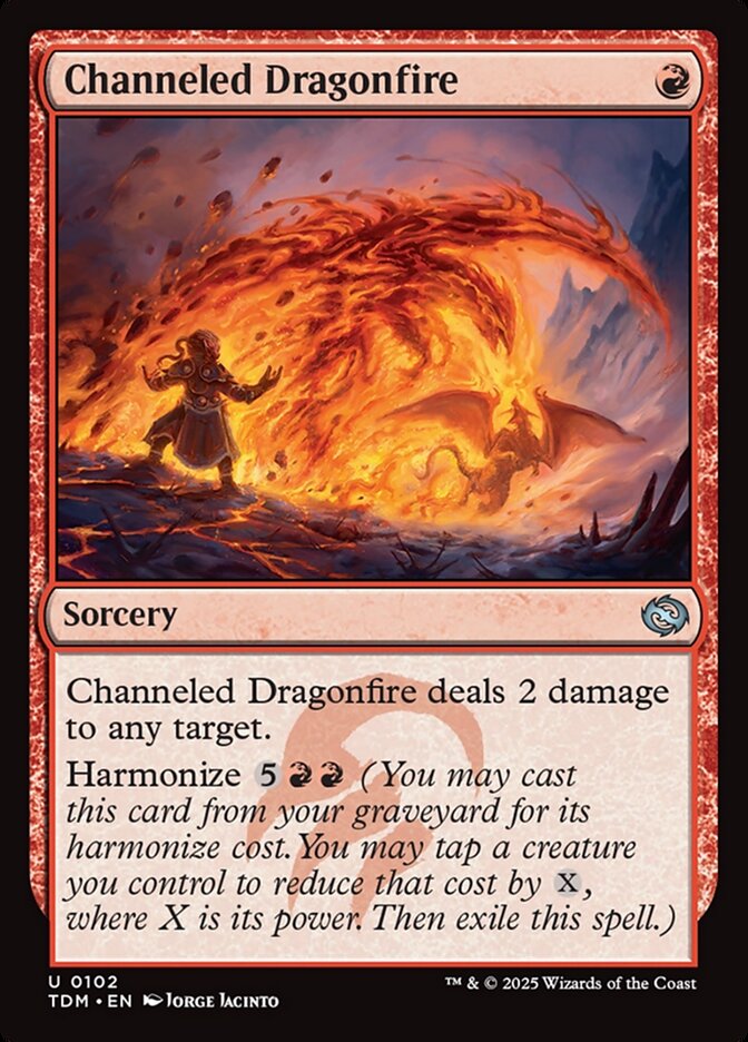 Channeled Dragonfire 102/291 (Tarkir: Dragonstorm)  | Good Games Morley