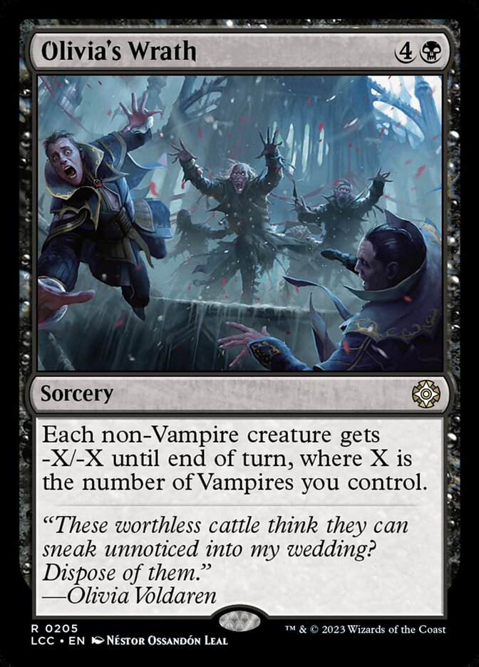 Olivia's Wrath 205/370 (Commander: The Lost Caverns of Ixalan)  | Good Games Morley
