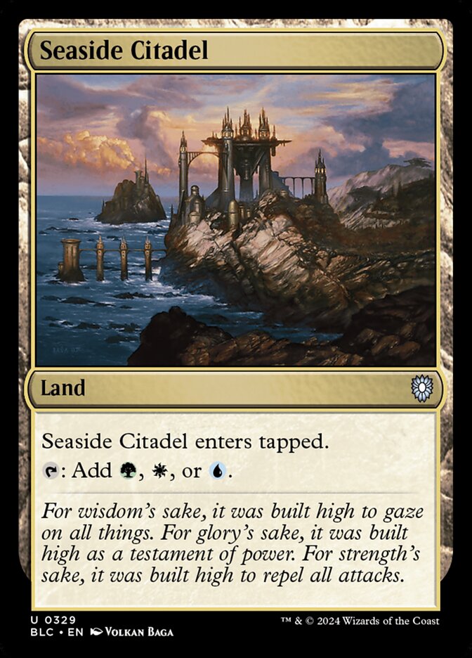 Seaside Citadel 329 (Commander: Bloomburrow)  | Good Games Morley