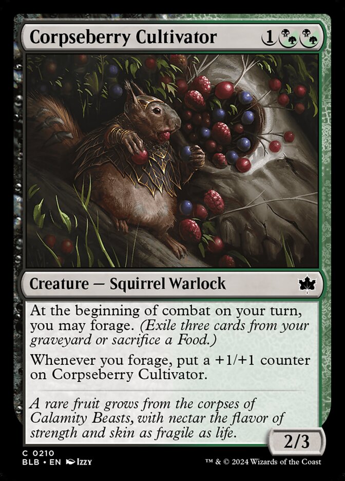 Corpseberry Cultivator 210 (Bloomburrow)  - Foil | Good Games Morley