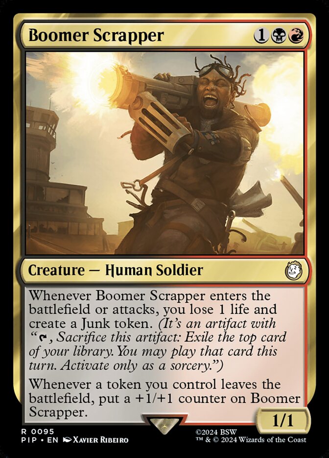 Boomer Scrapper 95/326 (Universes Beyond: Fallout)  - Foil | Good Games Morley