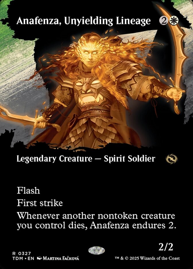 Anafenza, Unyielding Lineage 327 (Tarkir: Dragonstorm)  - Borderless | Good Games Morley