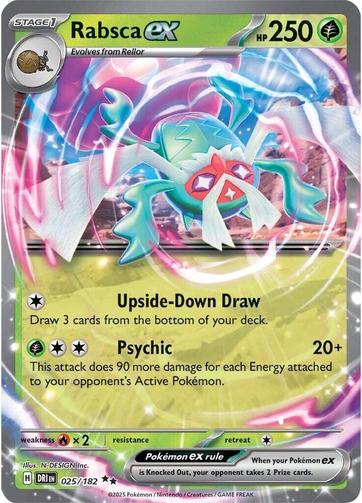 Rabsca ex 025/182 (SV10: Destined Rivals)  - Holofoil | Good Games Morley