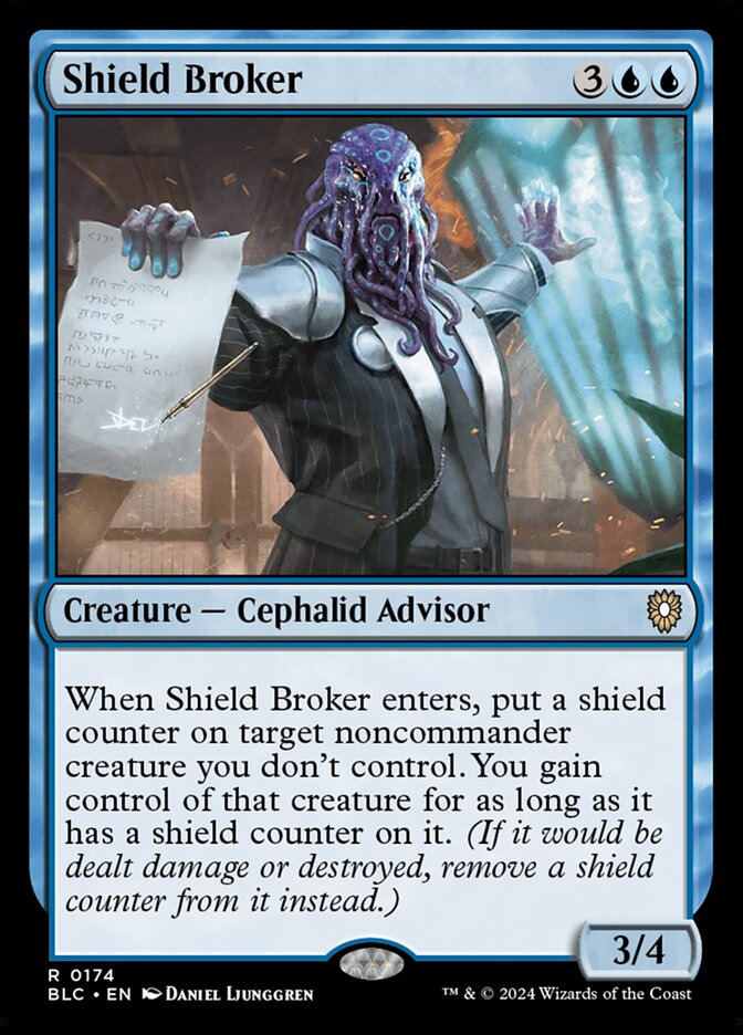 Shield Broker 174 (Commander: Bloomburrow)  | Good Games Morley