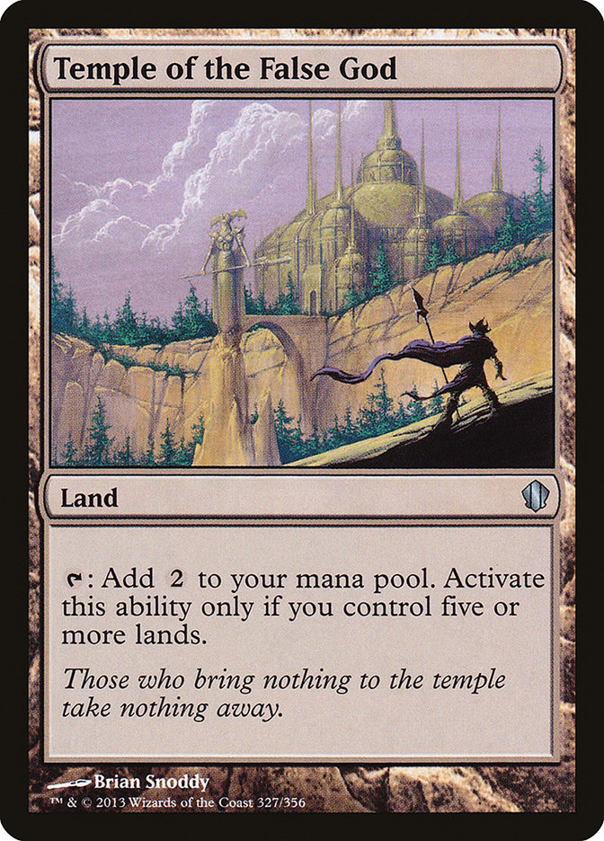Temple of the False God 327/356 (Commander 2013)  | Good Games Morley