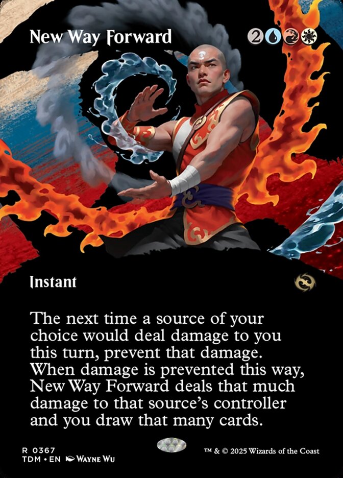 New Way Forward 367 (Tarkir: Dragonstorm)  - Borderless Foil | Good Games Morley