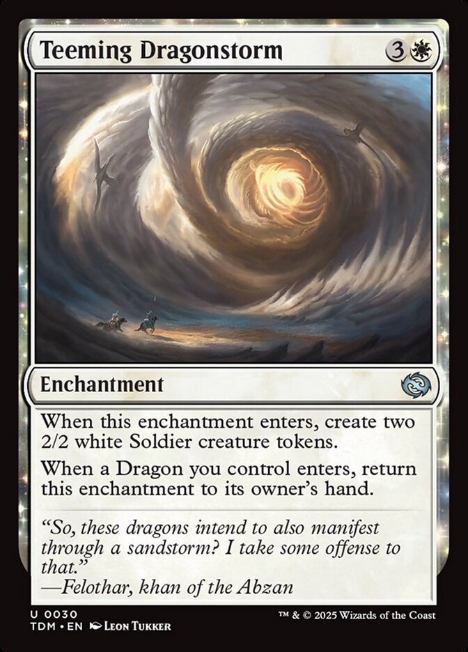 Teeming Dragonstorm 30/291 (Tarkir: Dragonstorm)  - Foil | Good Games Morley