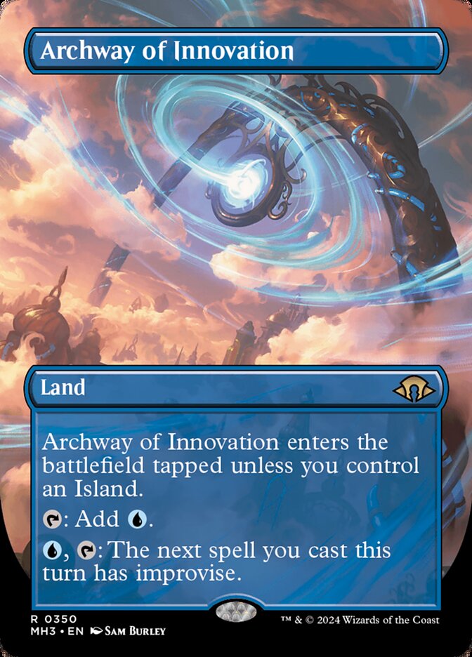 Archway of Innovation 350/319 (Modern Horizons 3)  - Borderless Foil | Good Games Morley