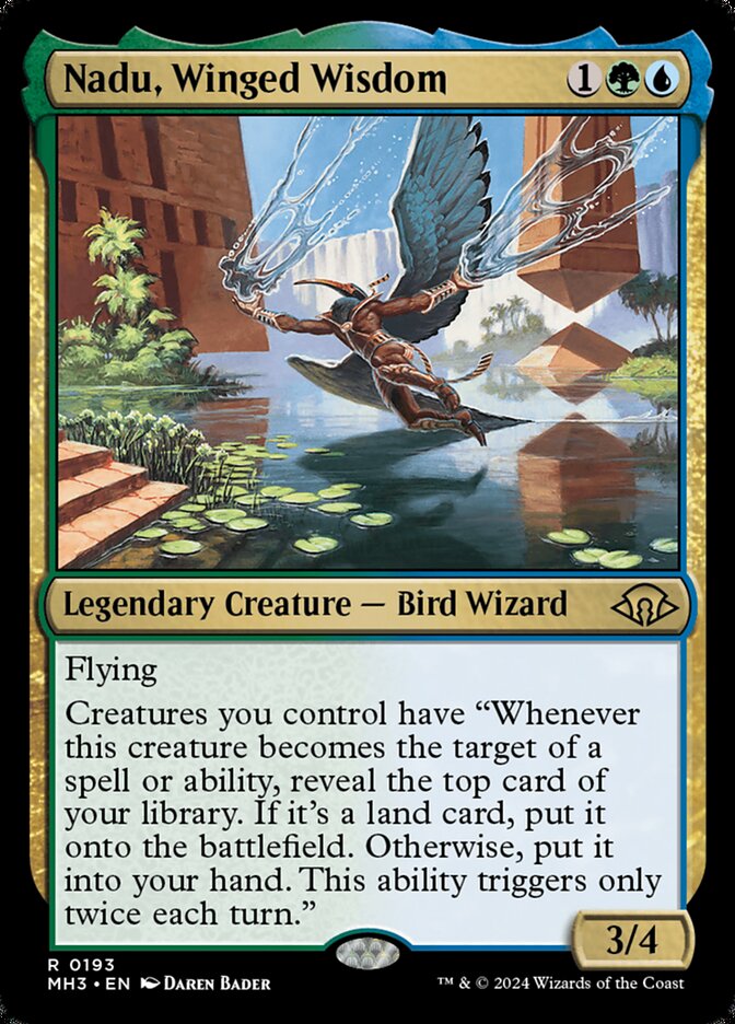 Nadu, Winged Wisdom 193 (Modern Horizons 3)  | Good Games Morley