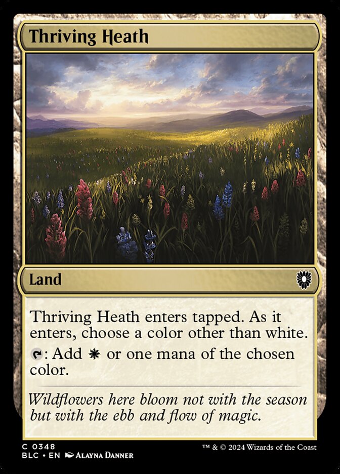 Thriving Heath 348 (Commander: Bloomburrow)  | Good Games Morley