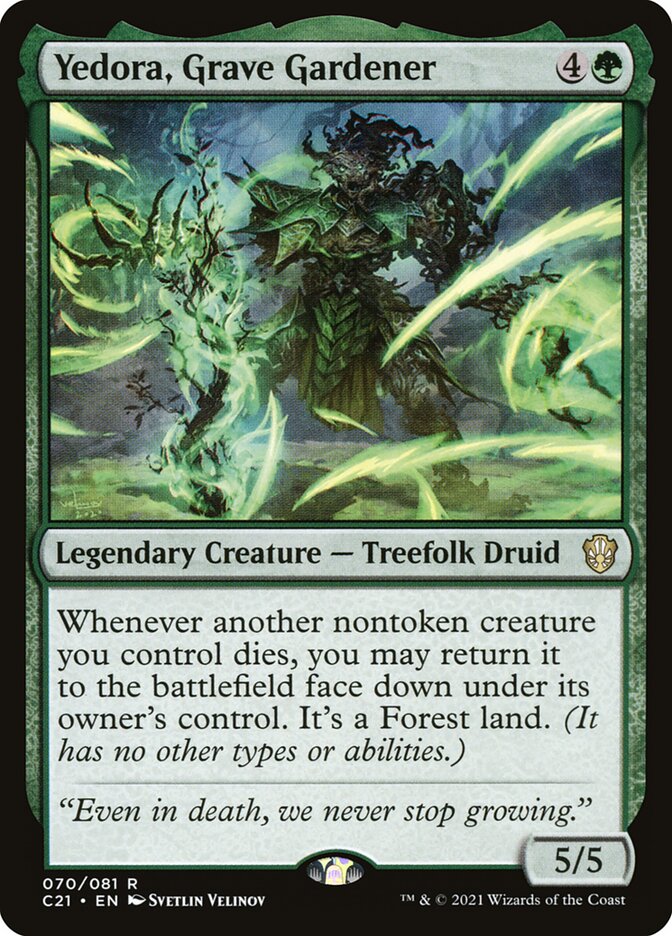 Yedora, Grave Gardener 70/81 (Commander 2021)  | Good Games Morley