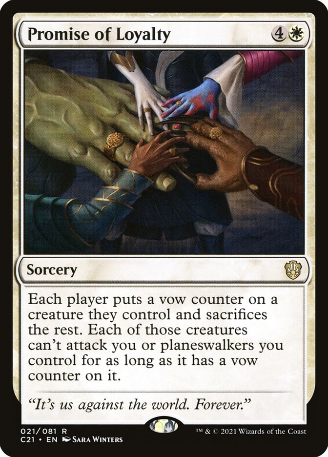 Promise of Loyalty 21/81 (Commander 2021)  | Good Games Morley