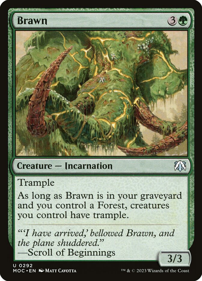 Brawn 292/444 (Commander: March of the Machine)  | Good Games Morley