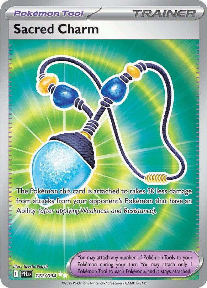 Sacred Charm 122/094 (ME02: Phantasmal Flames)  - Holofoil | Good Games Morley